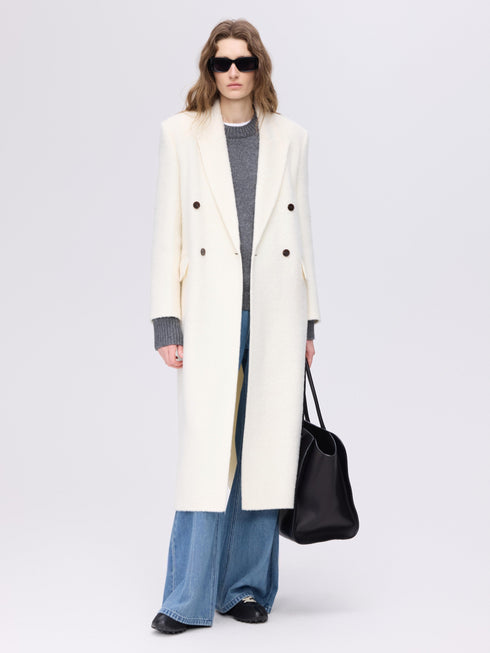 Structured Double-Breasted Coat